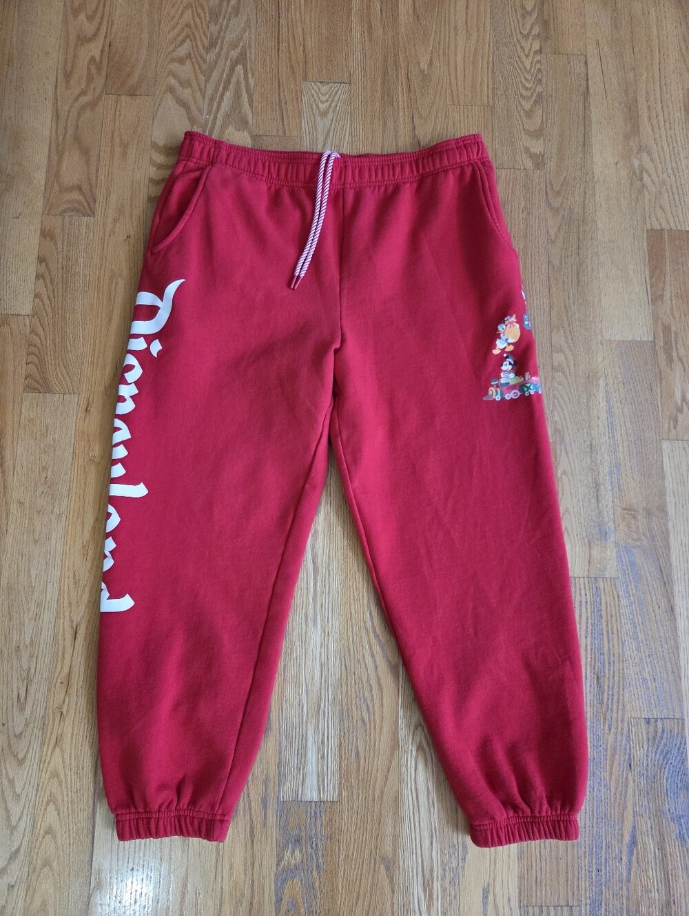 2024 Holiday Disneyland Resort Sweatpants Lounge Pants In Red